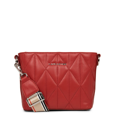 sac seau - parisienne matelassé #couleur_rouge