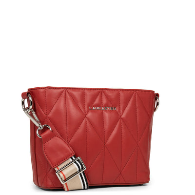 sac seau - parisienne matelassé #couleur_rouge