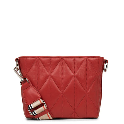 sac seau - parisienne matelassé #couleur_rouge