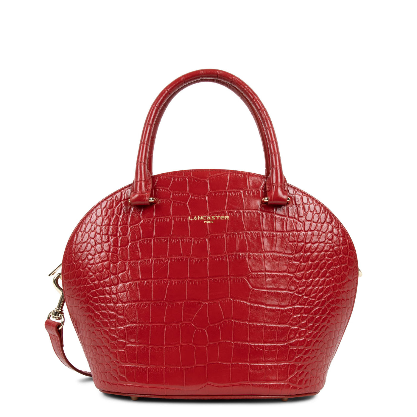 sac à main - exotic croco cn #couleur_rouge