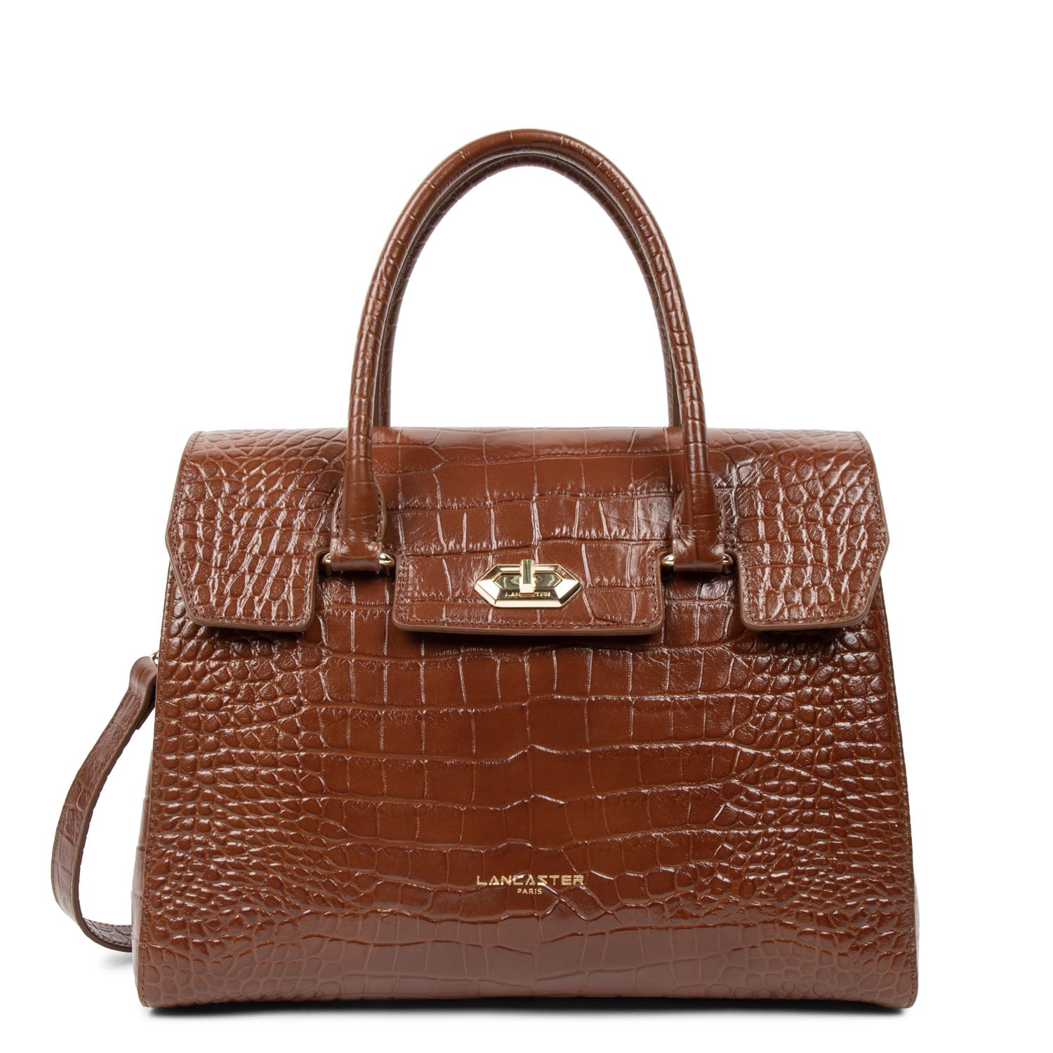 Lancaster croco noir deals