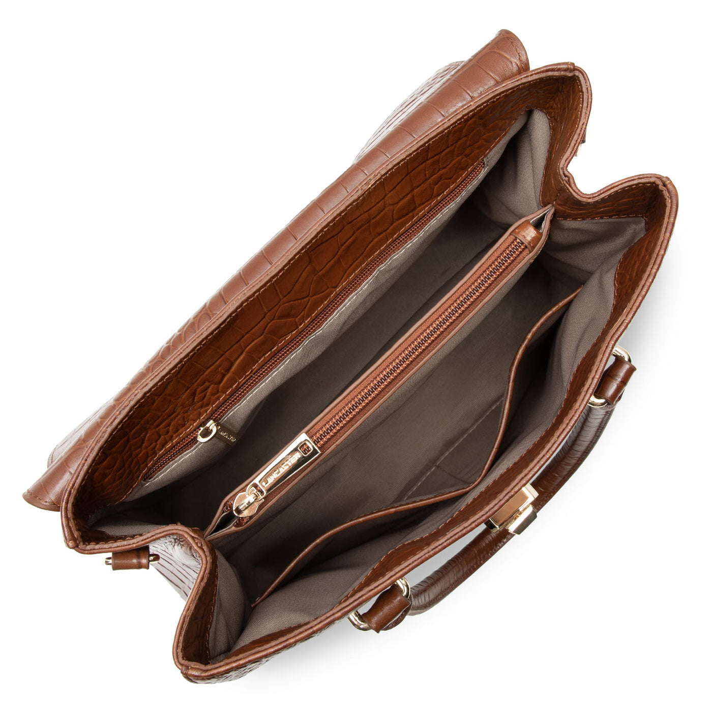 sac à main - exotic lézard & croco cn #couleur_caramel