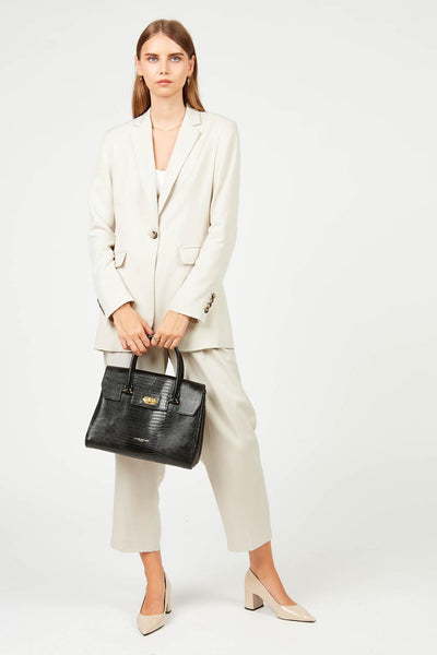 sac à main - exotic lézard & croco cn #couleur_noir-lzard