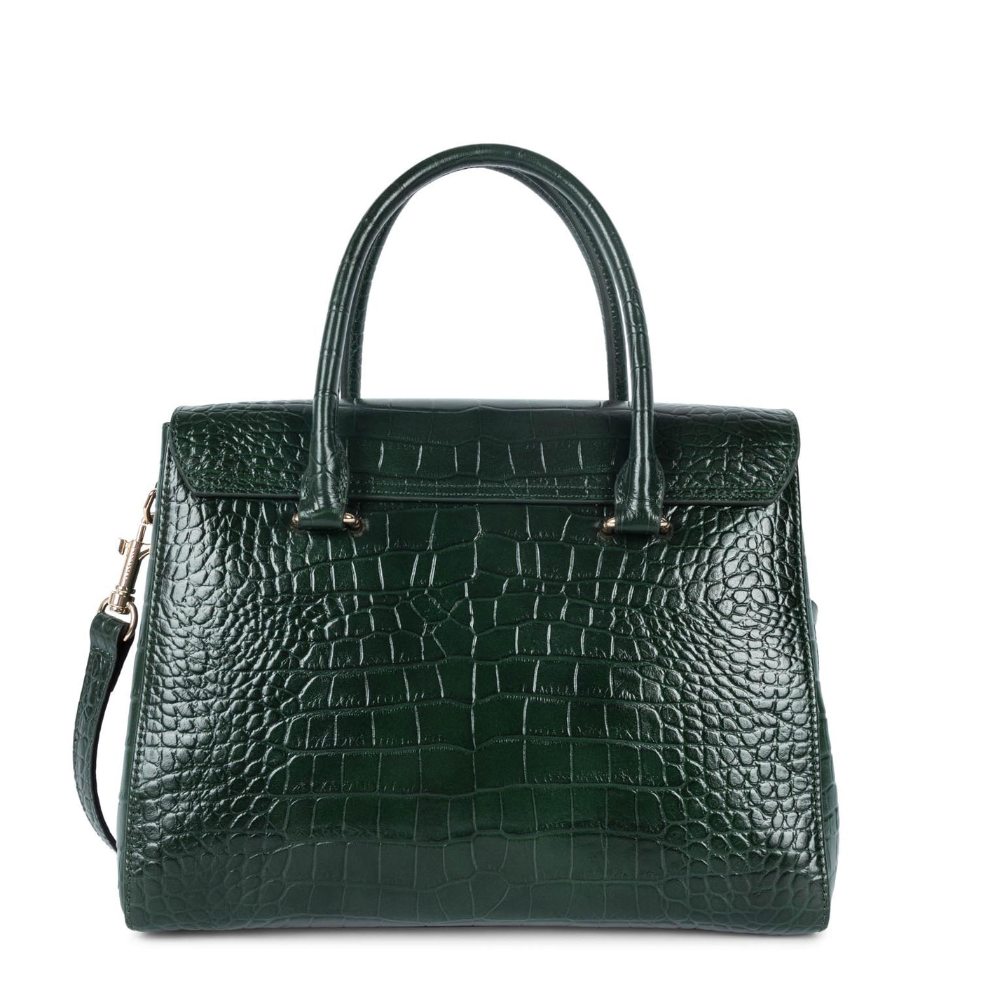 sac à main - exotic lézard & croco cn #couleur_vert-fort