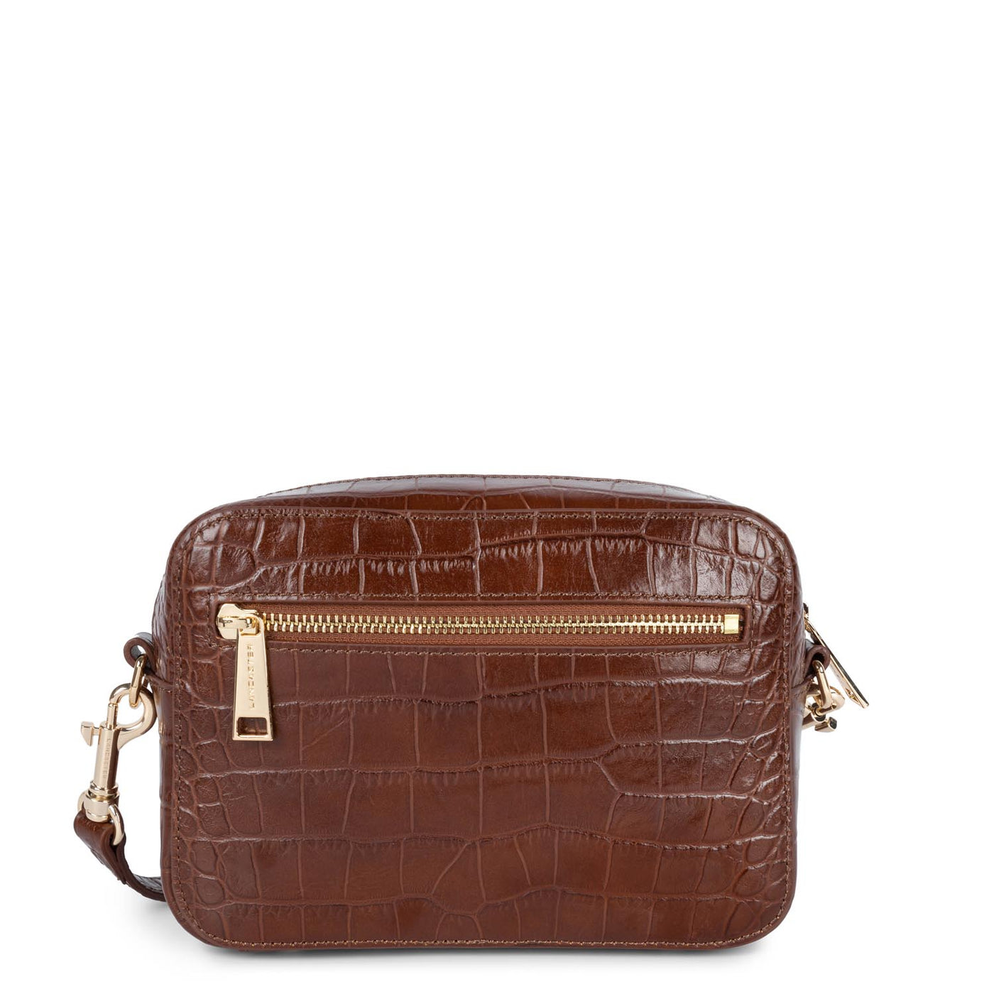 sac reporter - exotic lézard & croco cn #couleur_chataigne