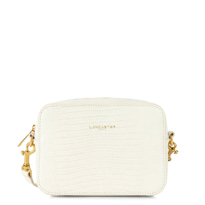sac reporter - exotic lézard & croco cn #couleur_ecru-lzard