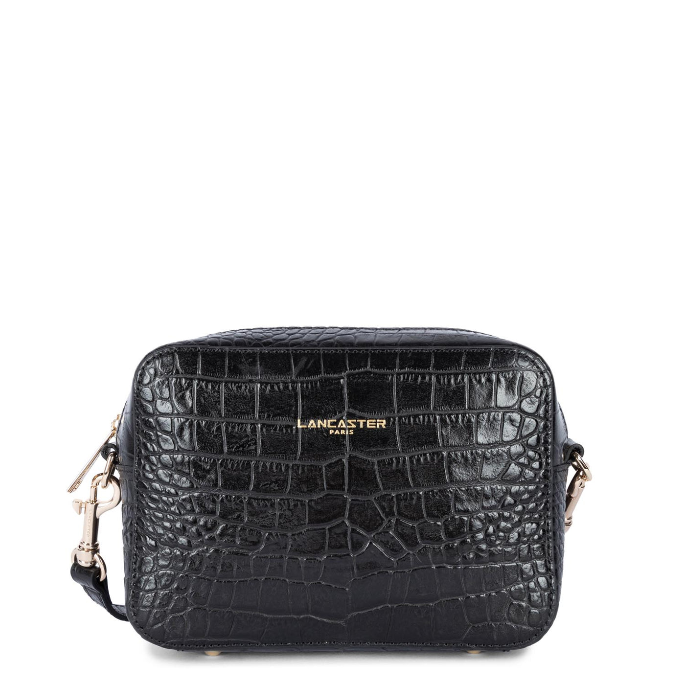 sac reporter - exotic lézard & croco cn #couleur_noir