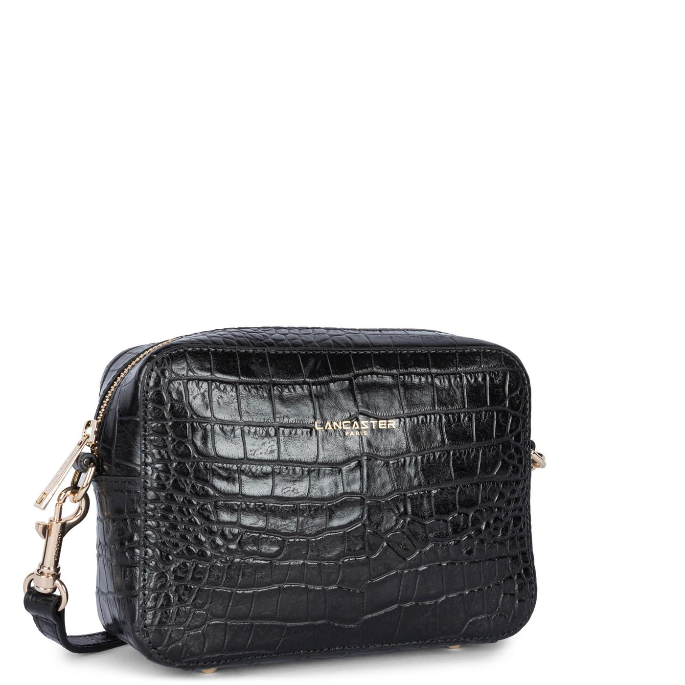 sac reporter - exotic lézard & croco cn #couleur_noir