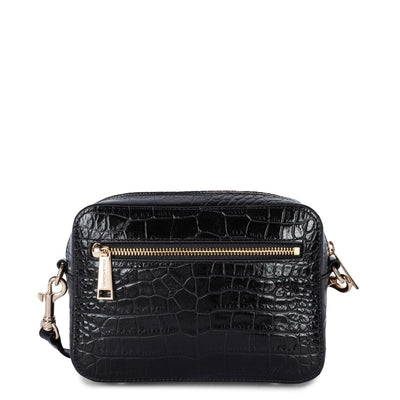 sac reporter - exotic lézard & croco cn #couleur_noir