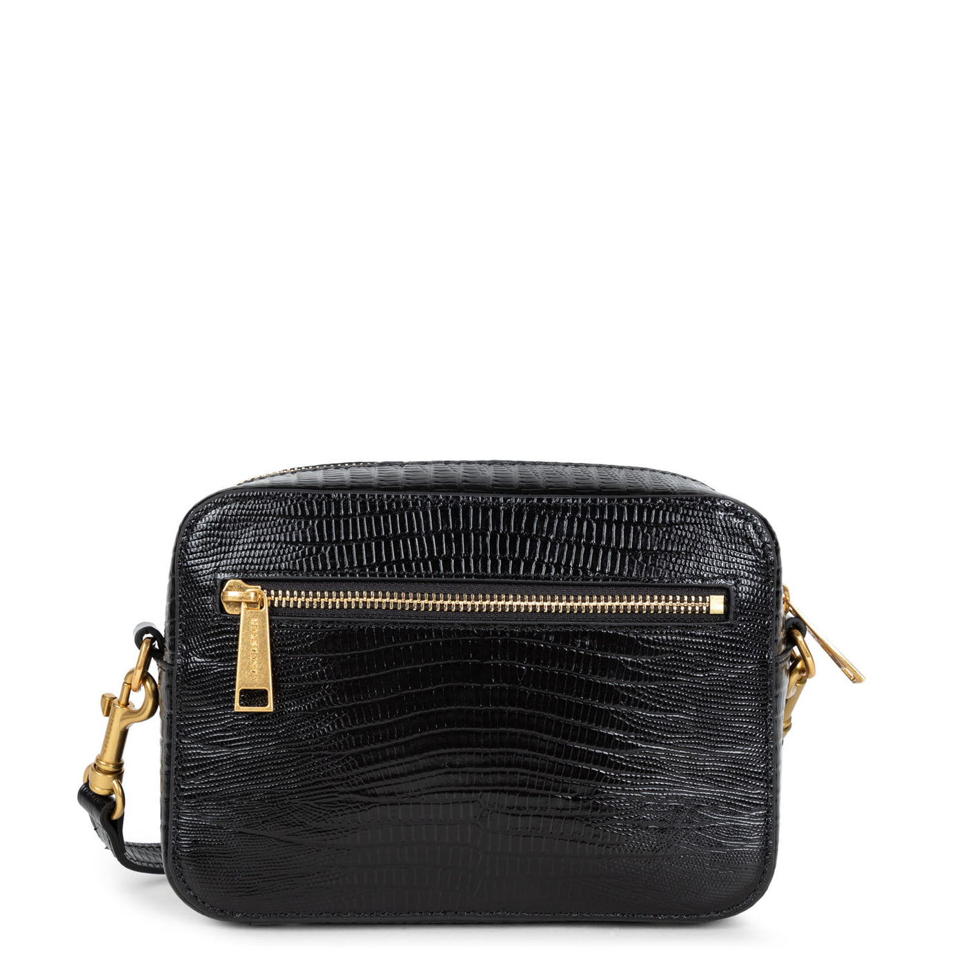 sac reporter - exotic lézard & croco cn #couleur_noir-lzard