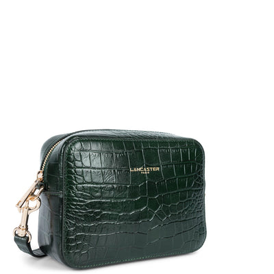 sac reporter - exotic lézard & croco cn #couleur_vert-fort
