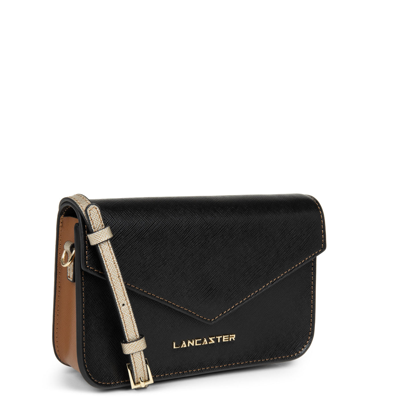 Sac Trotteur Lancaster Petit - Modèle Dune, 20x14x6 Cm - Poches Avant Et Intérieure Zippées