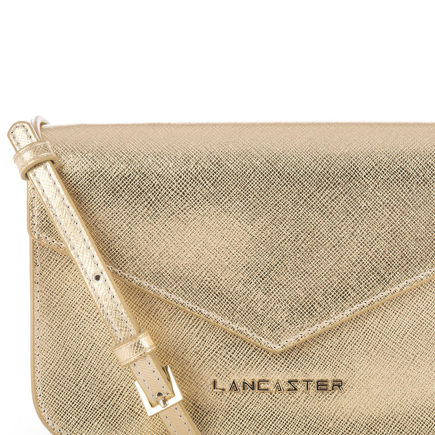 Lancaster Petit Sac Trotteur Saffiano Signature Noir – Cuir Élégant Et Compact