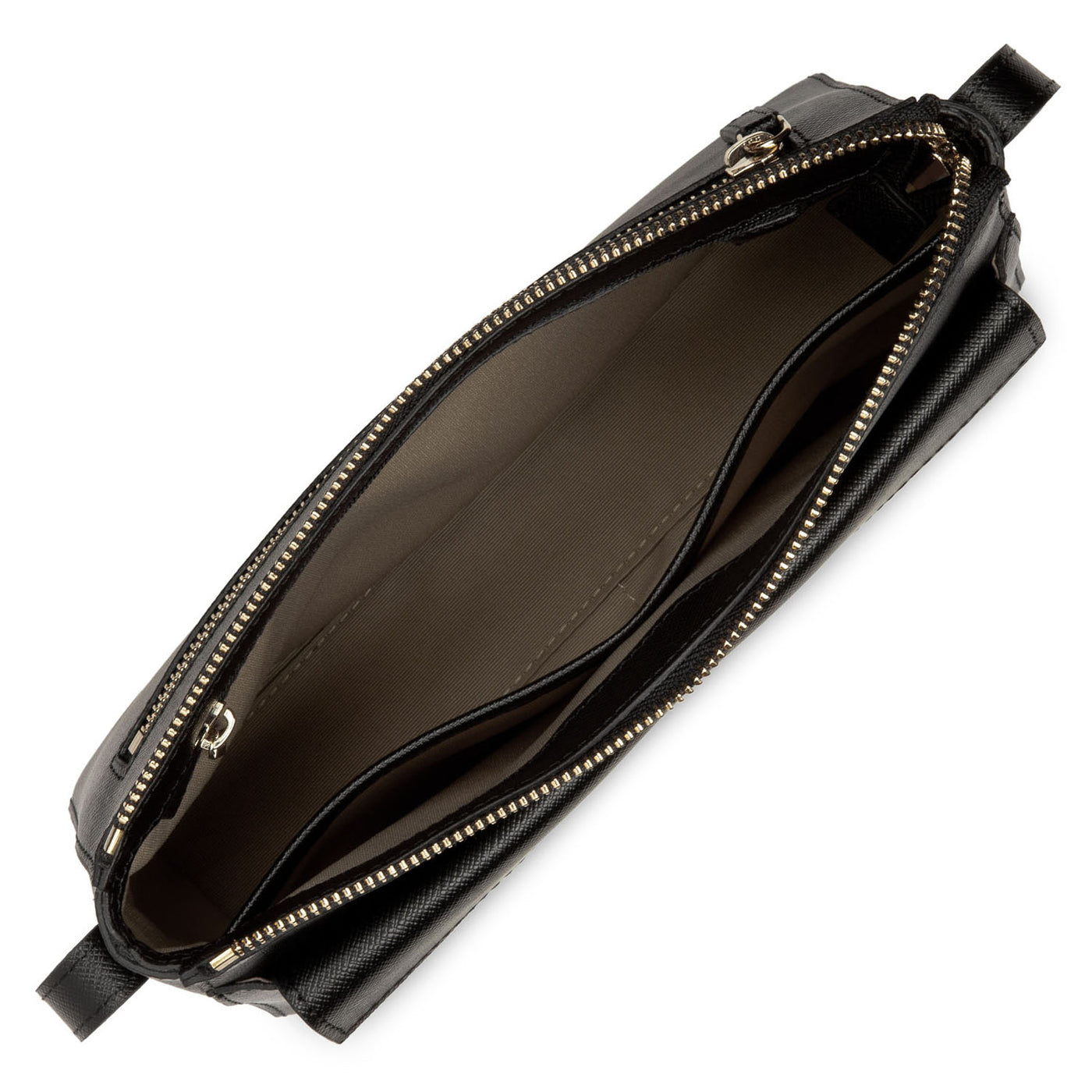 sac trotteur - saffiano signature #couleur_noir