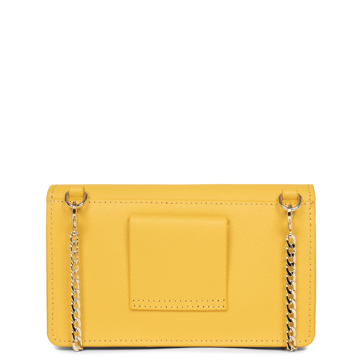 petit sac trotteur - saffiano signature #couleur_jaune