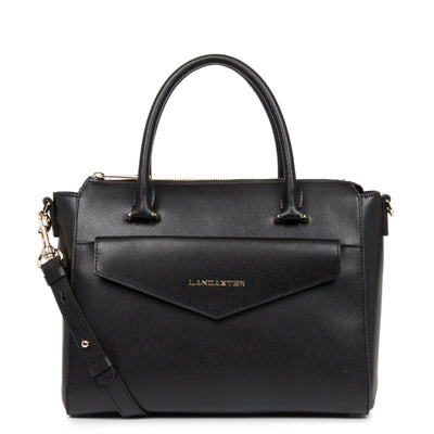 sac à main - saffiano signature #couleur_noir