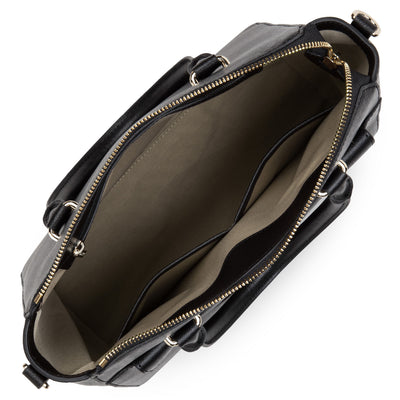 sac à main - saffiano signature #couleur_noir