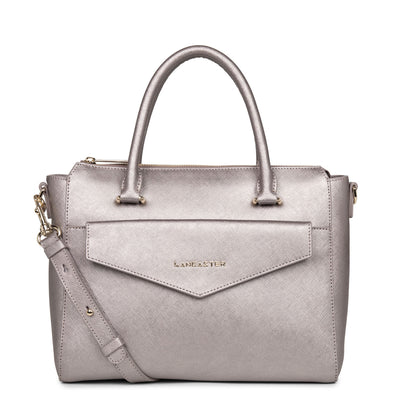 sac à main - saffiano signature #couleur_or-rose