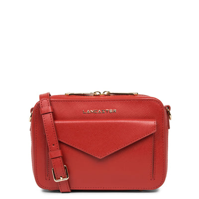 sac trotteur - saffiano signature #couleur_rouge