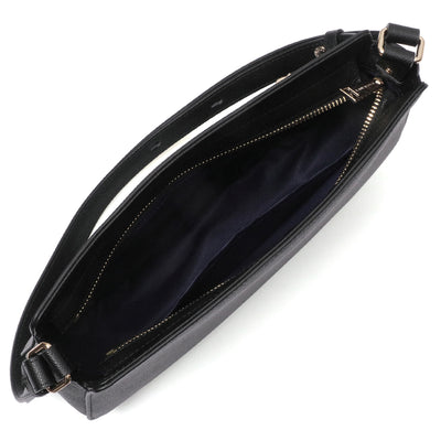 sac baguette - delphino #couleur_noir