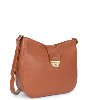 sac besace - delphino #couleur_cognac