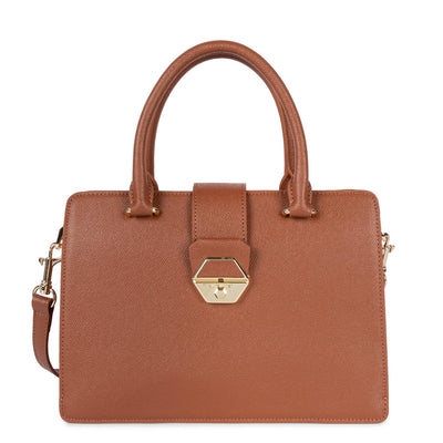 sac à main - delphino #couleur_cognac