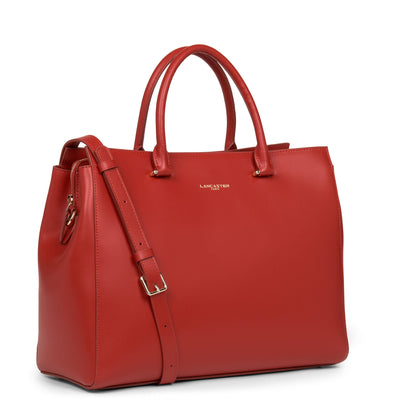 sac cabas main - smooth or #couleur_rouge