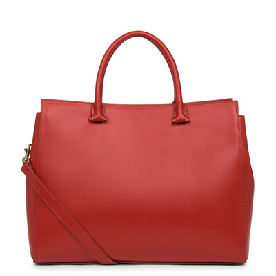 sac cabas main - smooth or #couleur_rouge