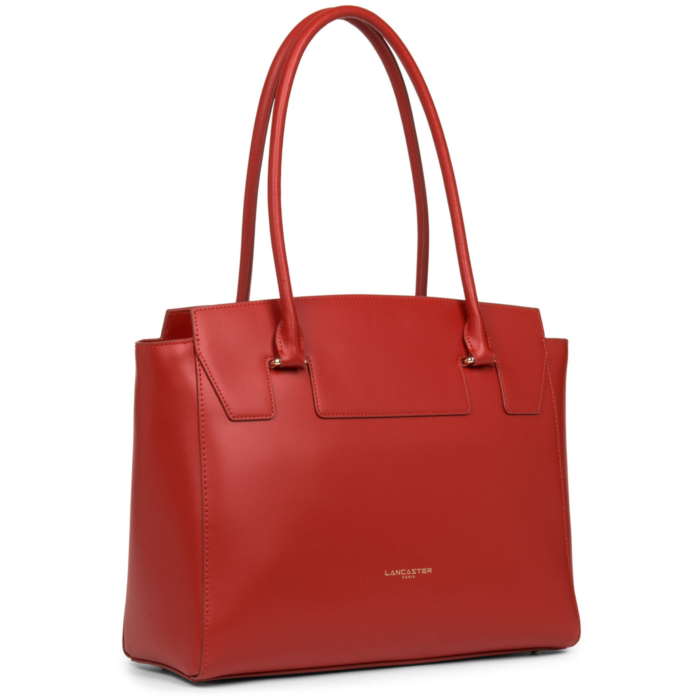 sac cabas épaule - smooth or #couleur_rouge