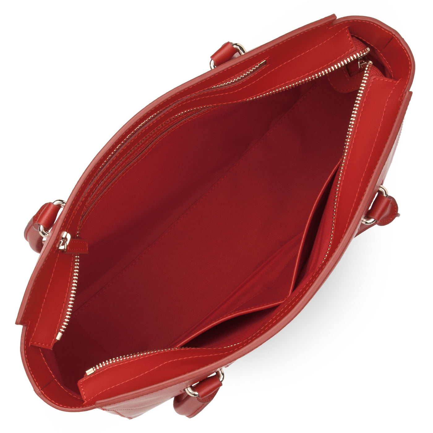 sac cabas épaule - smooth or #couleur_rouge