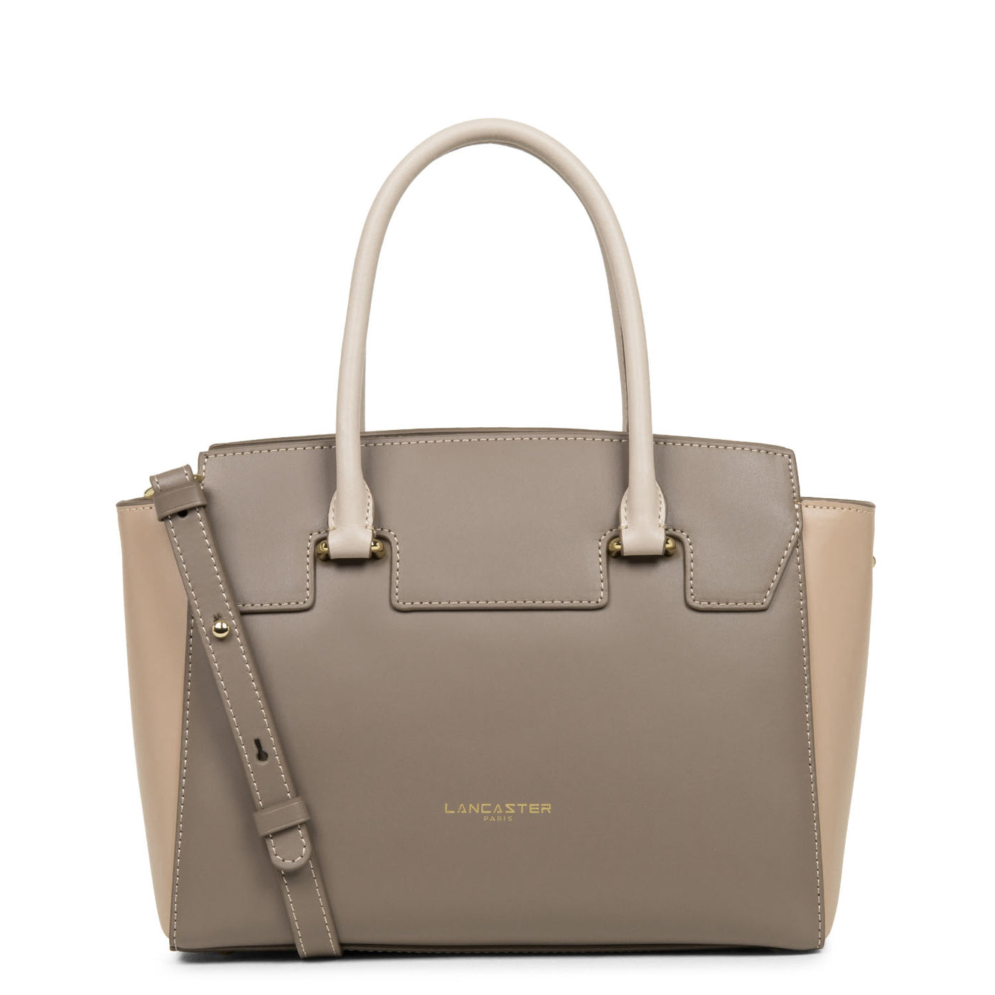 sac à main - smooth or #couleur_taupe-nude-fonce-galet-rose