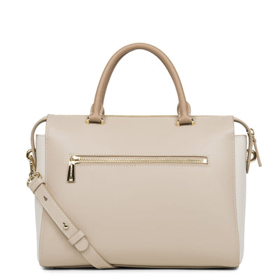 sac à main - smooth or #couleur_galet-ros-cru-nude