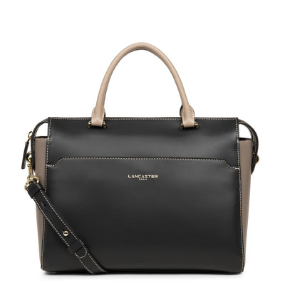 sac à main - smooth or #couleur_noir-taupe-nude-fonce