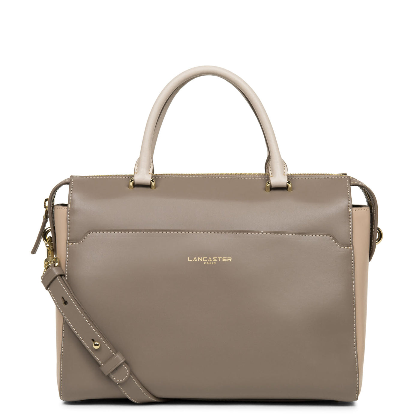 sac à main - smooth or #couleur_taupe-nude-fonce-galet-rose
