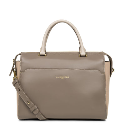 sac à main - smooth or #couleur_taupe-nude-fonce-galet-rose