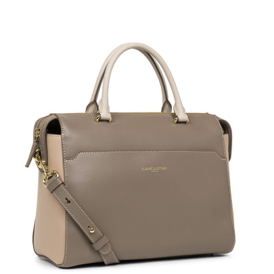 sac à main - smooth or #couleur_taupe-nude-fonce-galet-rose