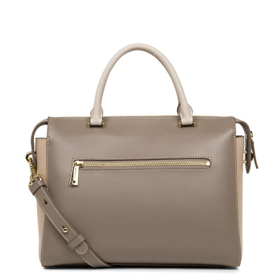 sac à main - smooth or #couleur_taupe-nude-fonce-galet-rose