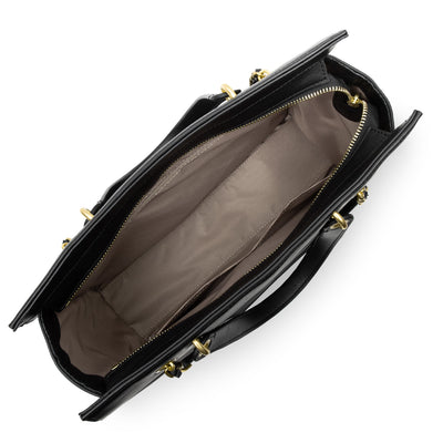 sac cabas épaule - soft matelassé #couleur_noir