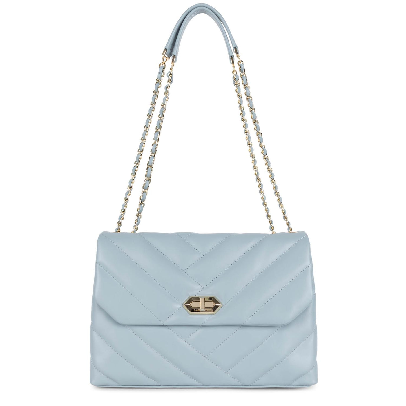 grand sac trotteur - soft matelassé #couleur_bleu-cendre