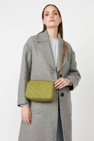 petit sac trotteur - wild matelassé #couleur_anis