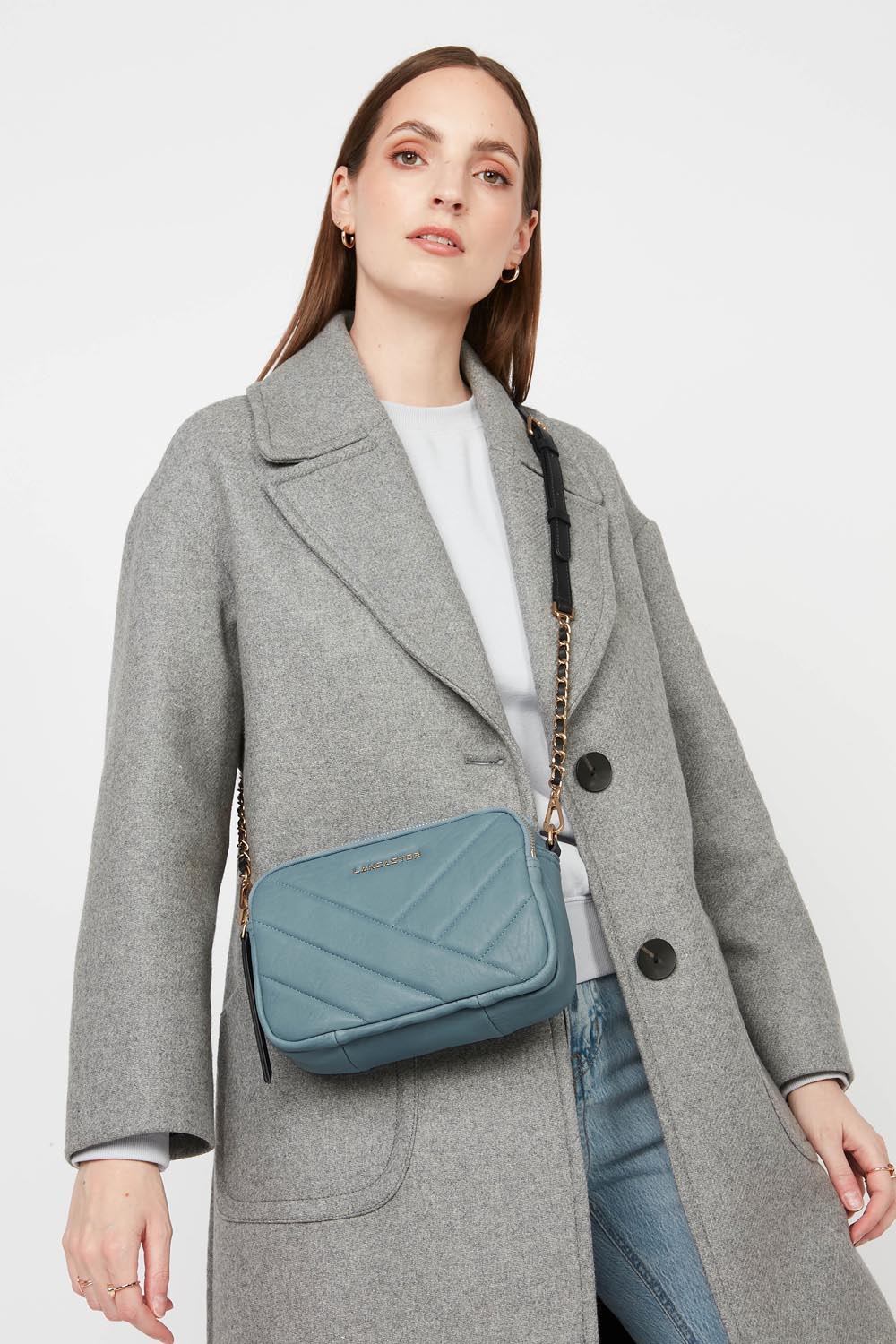 petit sac trotteur - wild matelassé #couleur_bleu-cendre