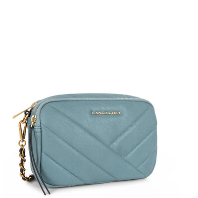 petit sac trotteur - wild matelassé #couleur_bleu-cendre