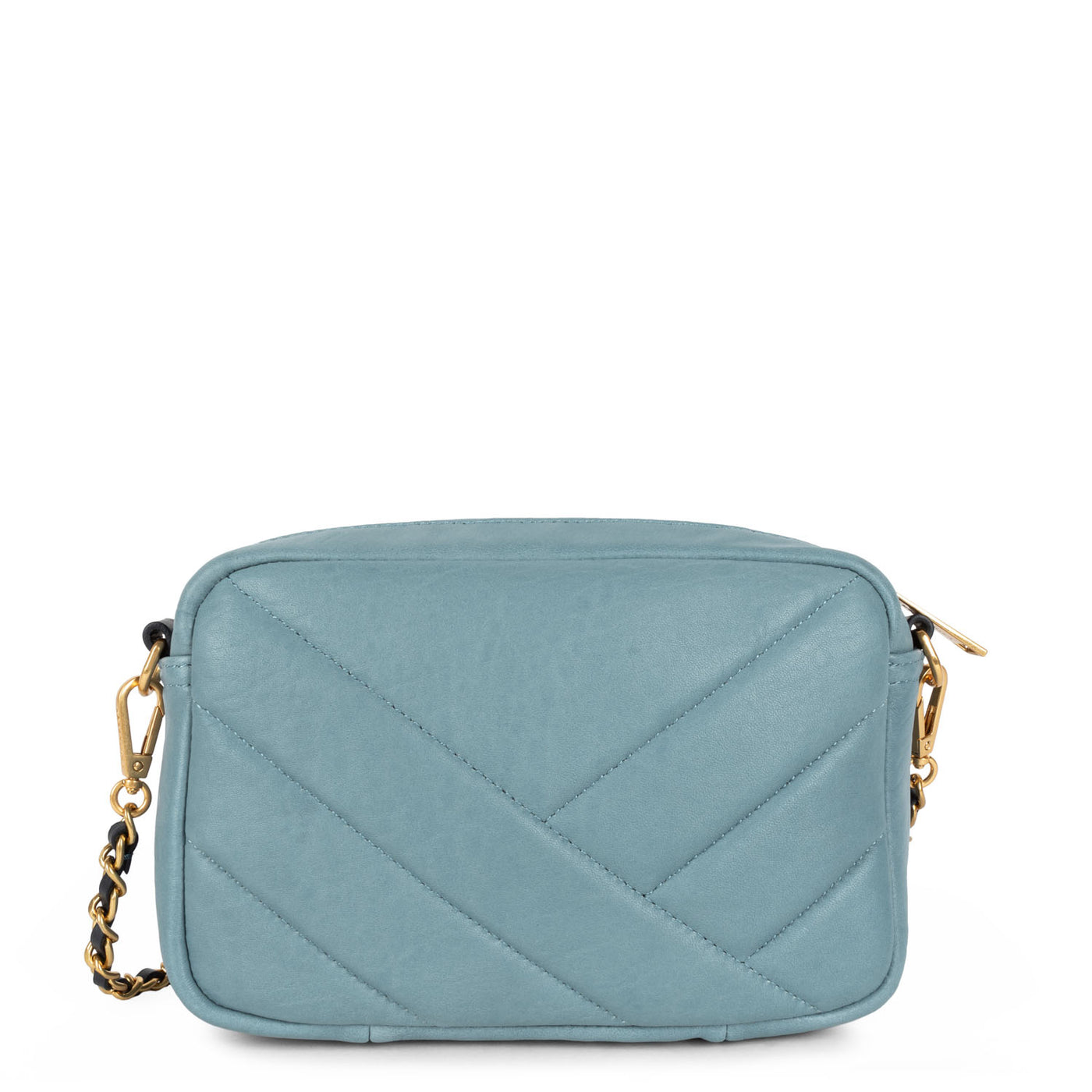 petit sac trotteur - wild matelassé #couleur_bleu-cendre