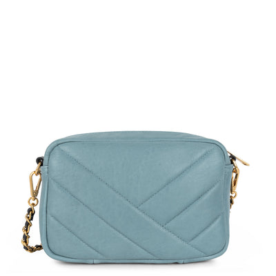 petit sac trotteur - wild matelassé #couleur_bleu-cendre