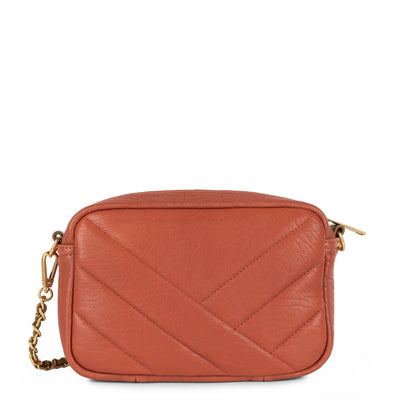 petit sac trotteur - wild matelassé #couleur_corail