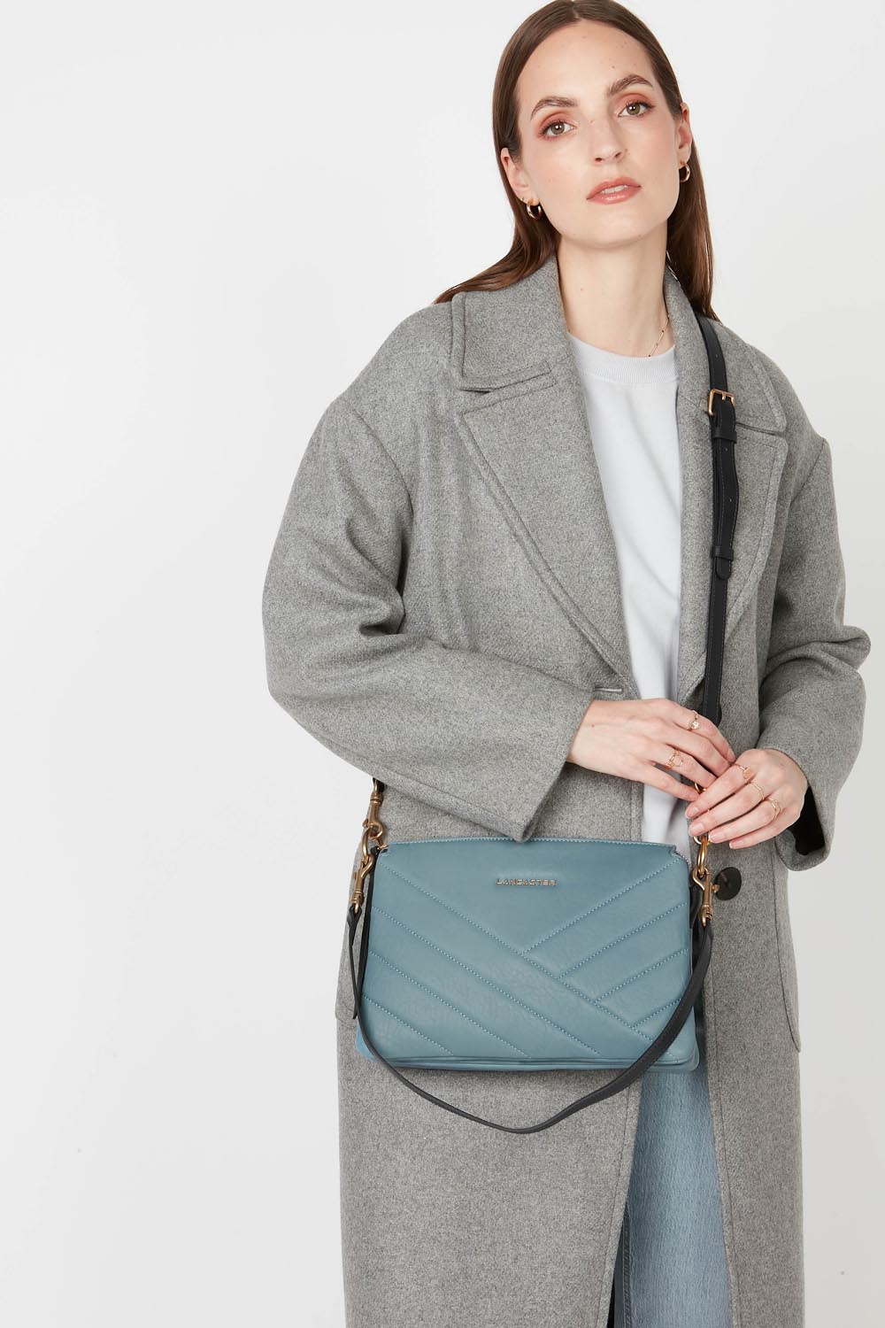 pochette - wild matelassé #couleur_bleu-cendre