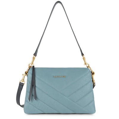 pochette - wild matelassé #couleur_bleu-cendre