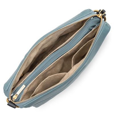 pochette - wild matelassé #couleur_bleu-cendre