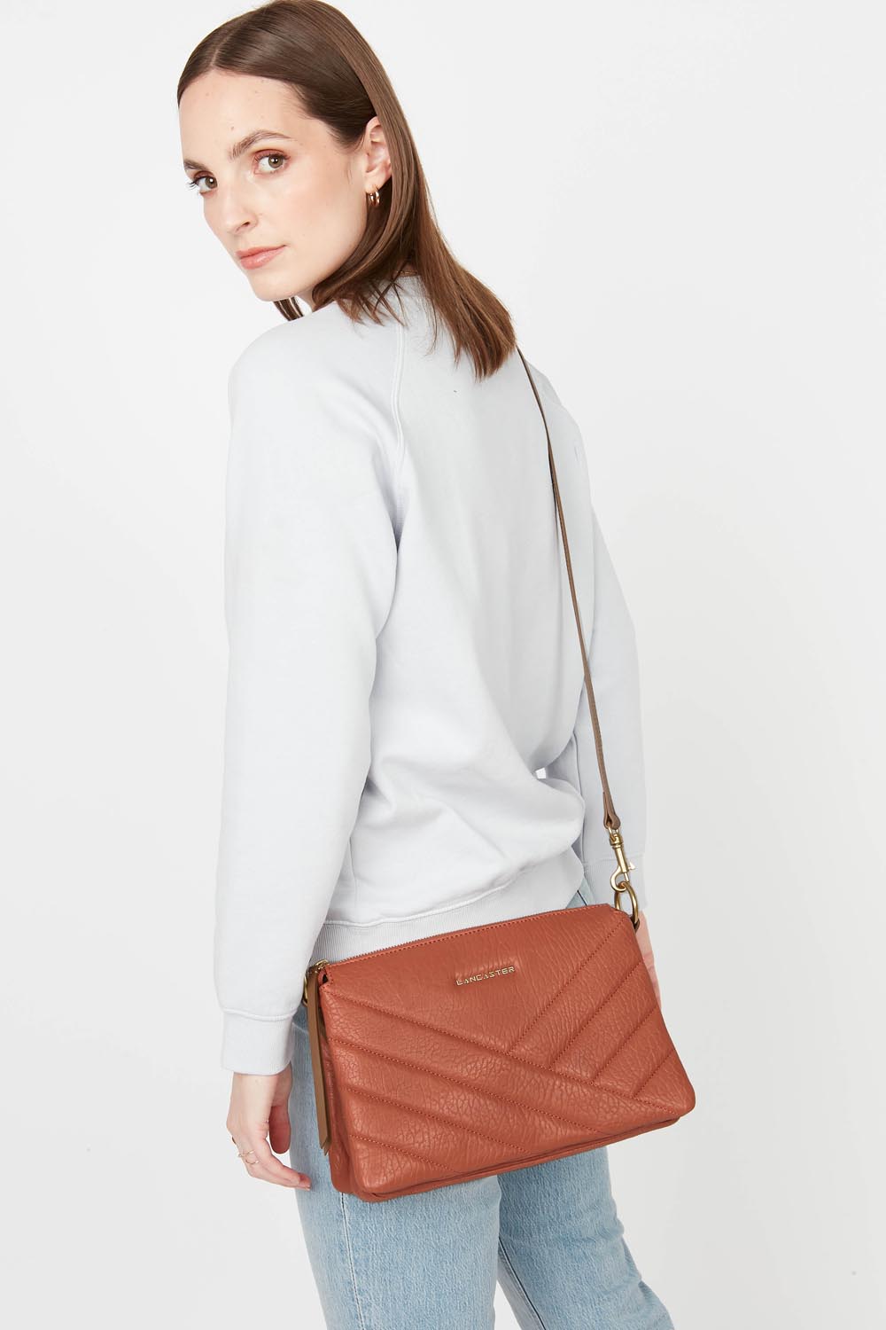 pochette - wild matelassé #couleur_corail