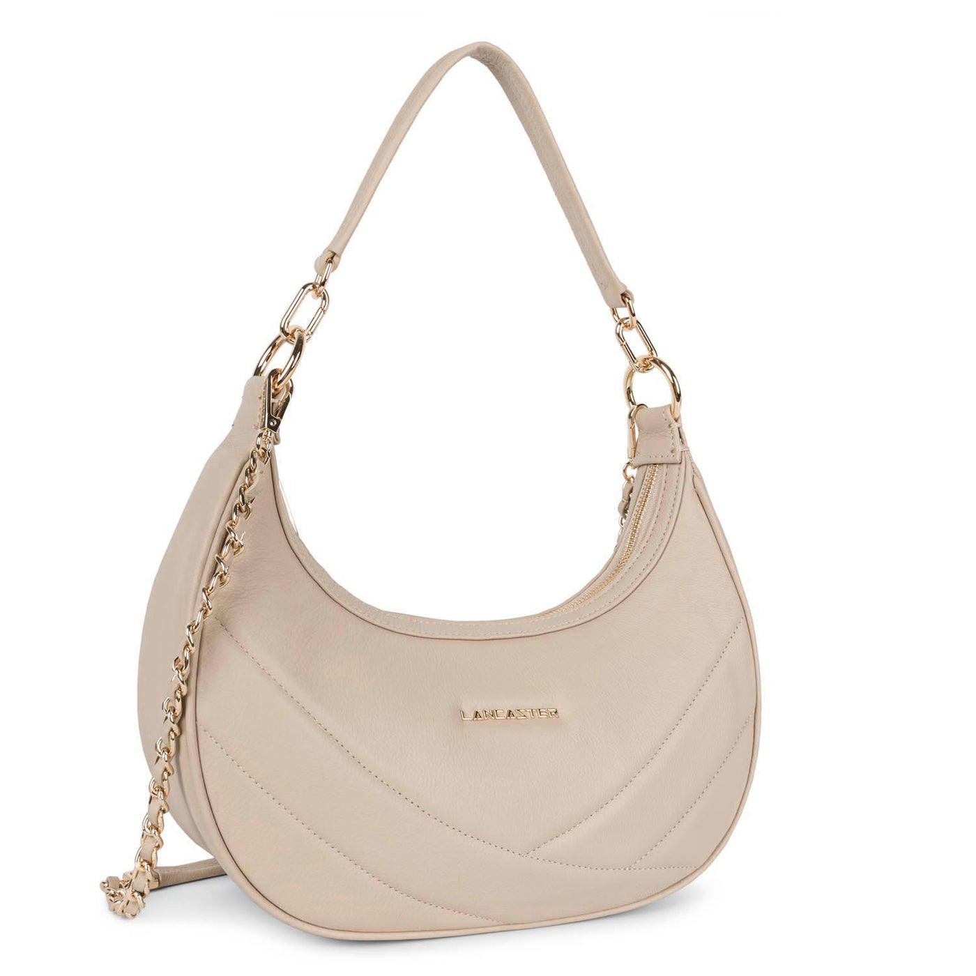 sac hobo - soft matelassé #couleur_beige